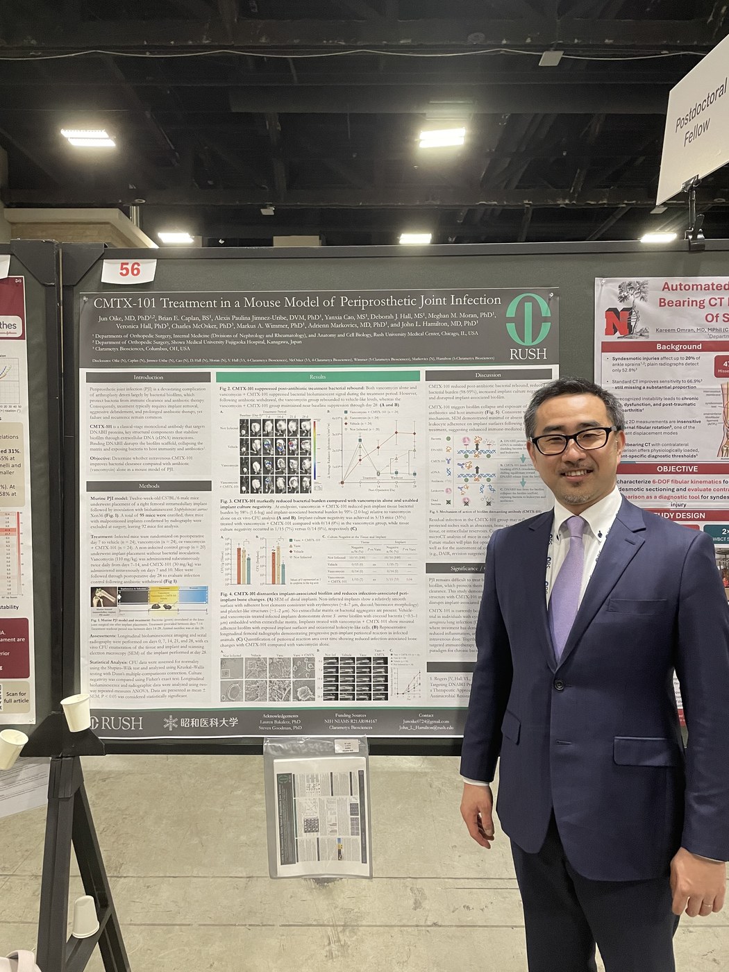 Jun Oike at the Orthopaedic Research Society Annual Meeting