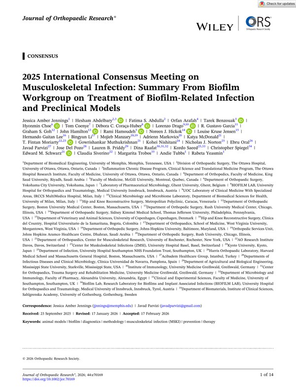 First page of ICM 2025 Biofilm Workgroup paper